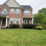 Landscaping results on a local brick house